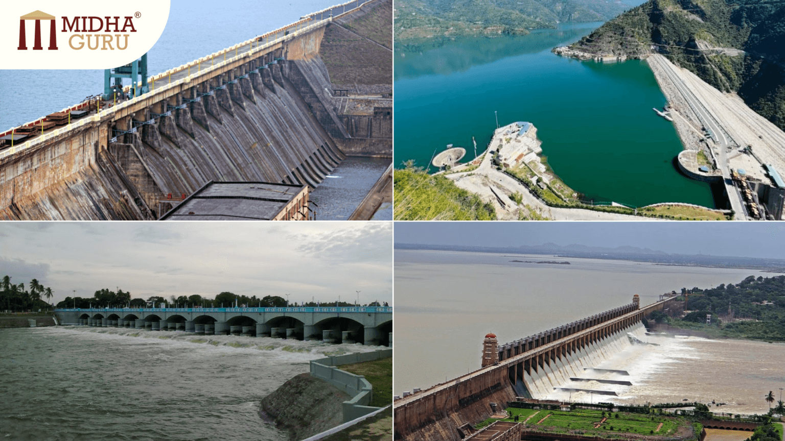 Important Dams in India